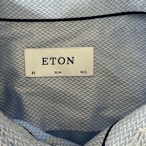 ETON 42 16.5 Slim Fit Signature Twill Dress Shirt
